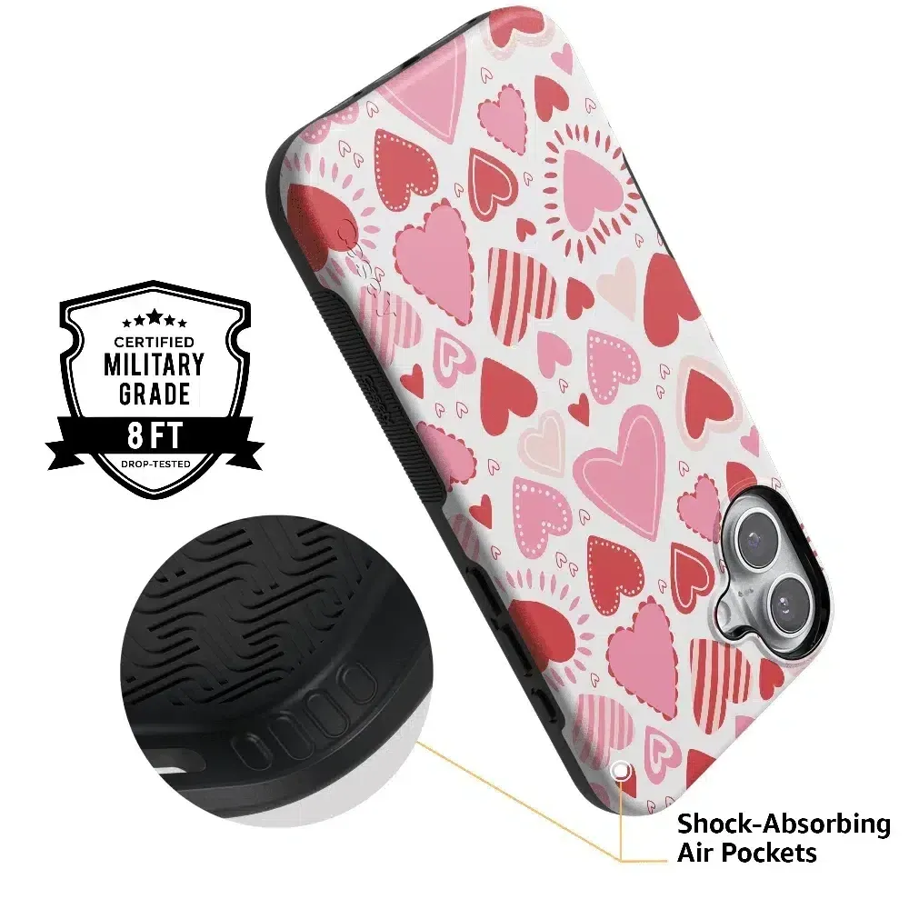 Affordable Luxury Love Struck | Heart Stickers Case  Almost Gone!