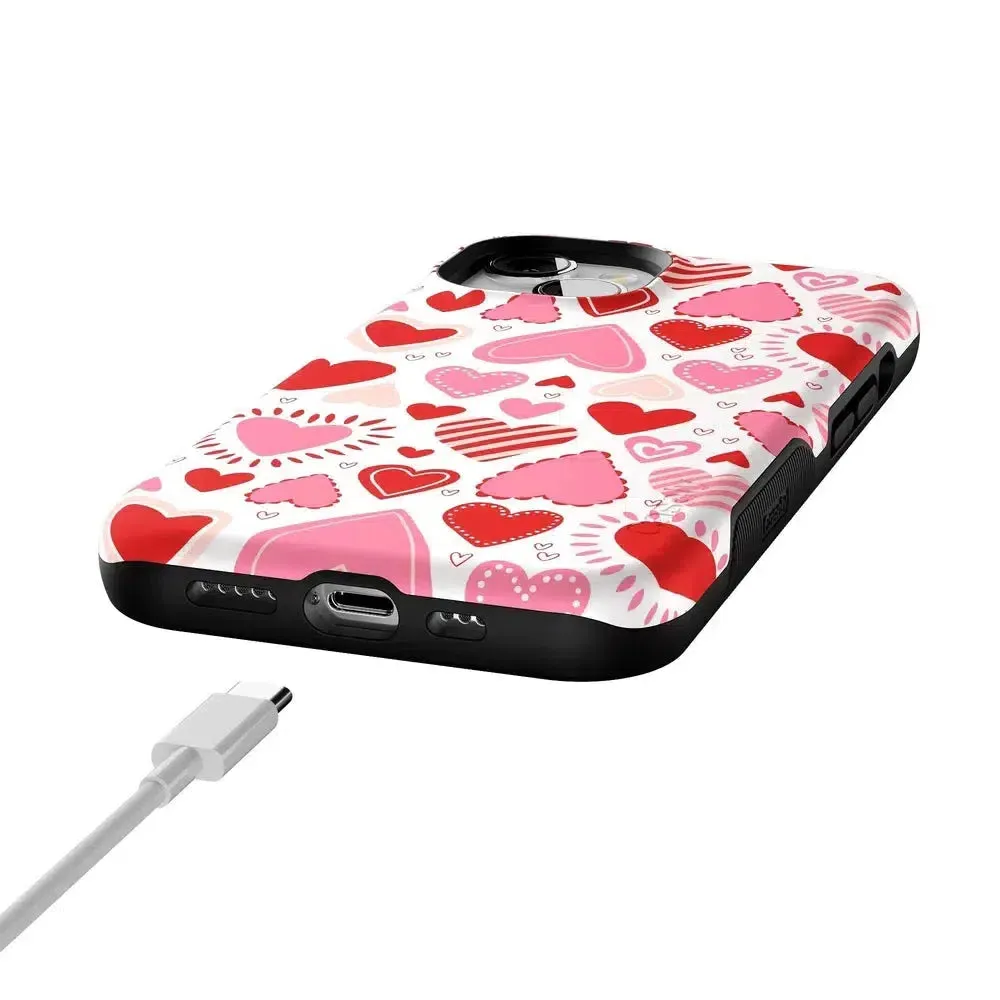 Affordable Luxury Love Struck | Heart Stickers Case  Almost Gone!