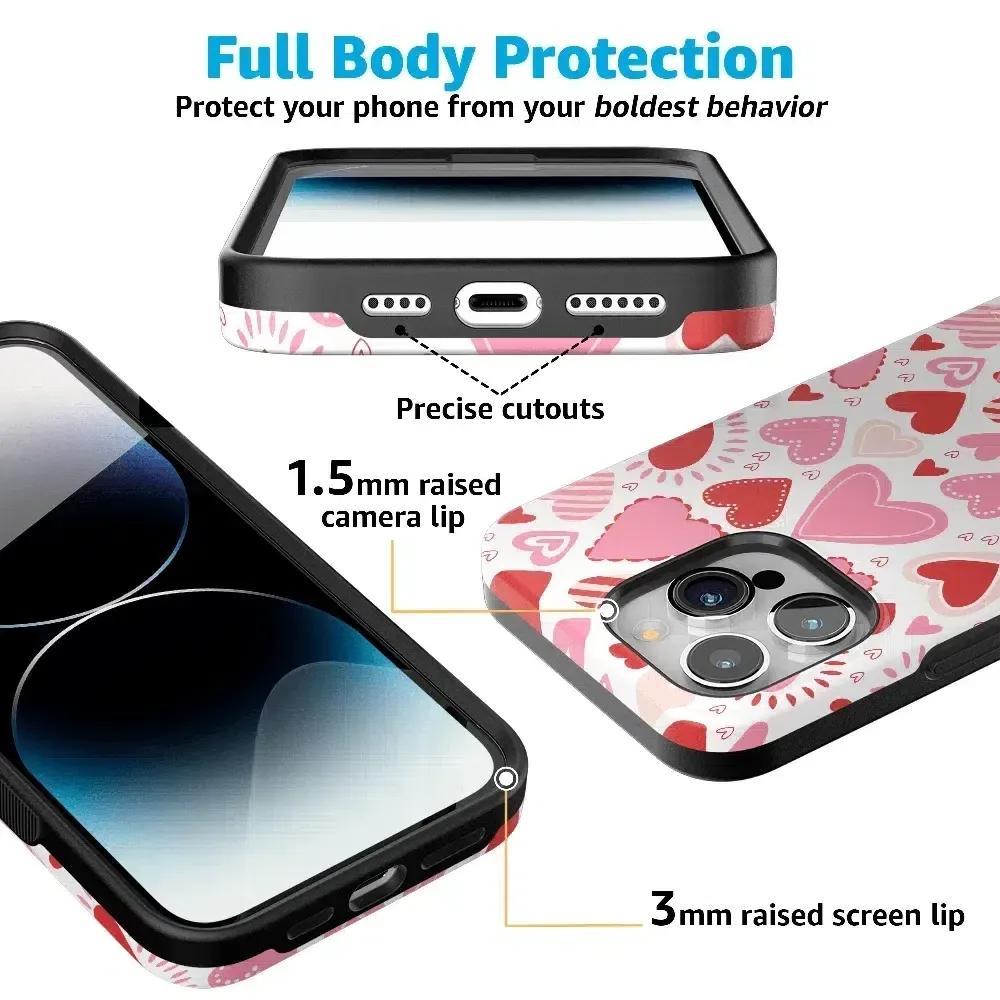 Affordable Luxury Love Struck | Heart Stickers Case  Almost Gone!