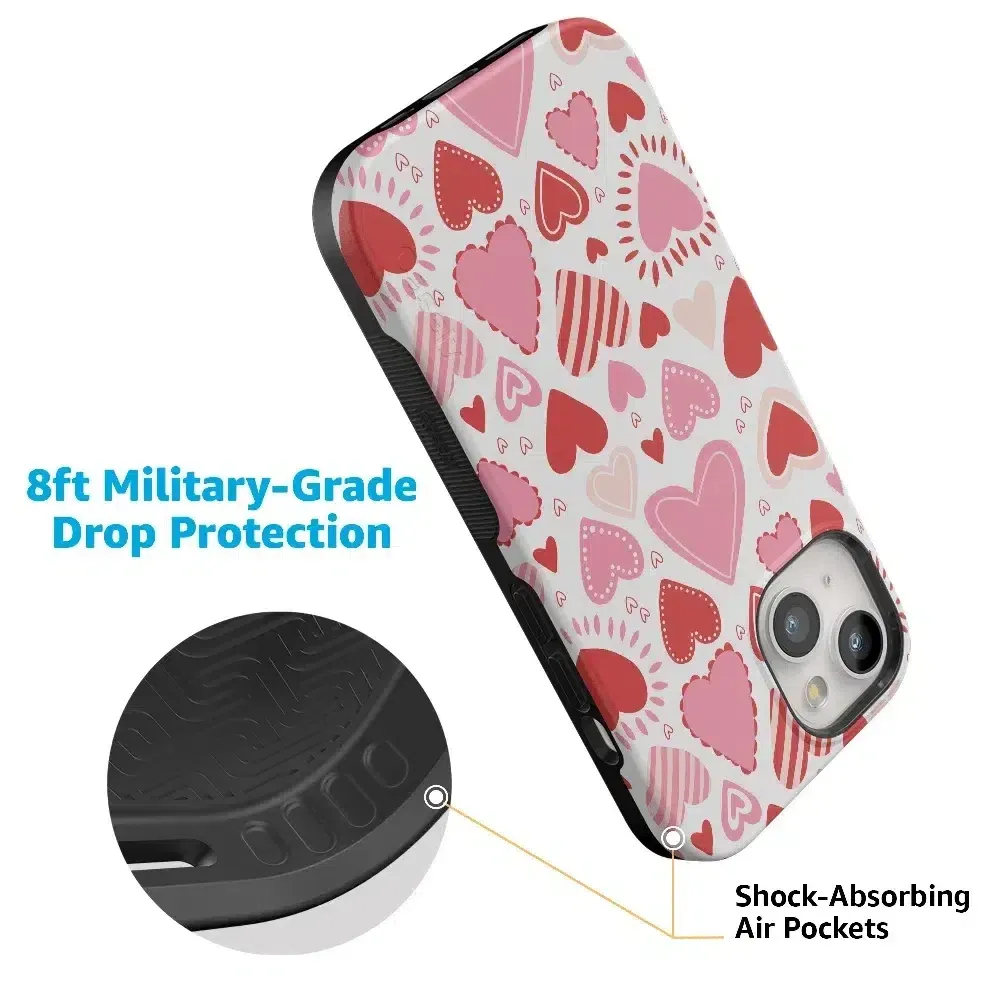 Affordable Luxury Love Struck | Heart Stickers Case  Almost Gone!