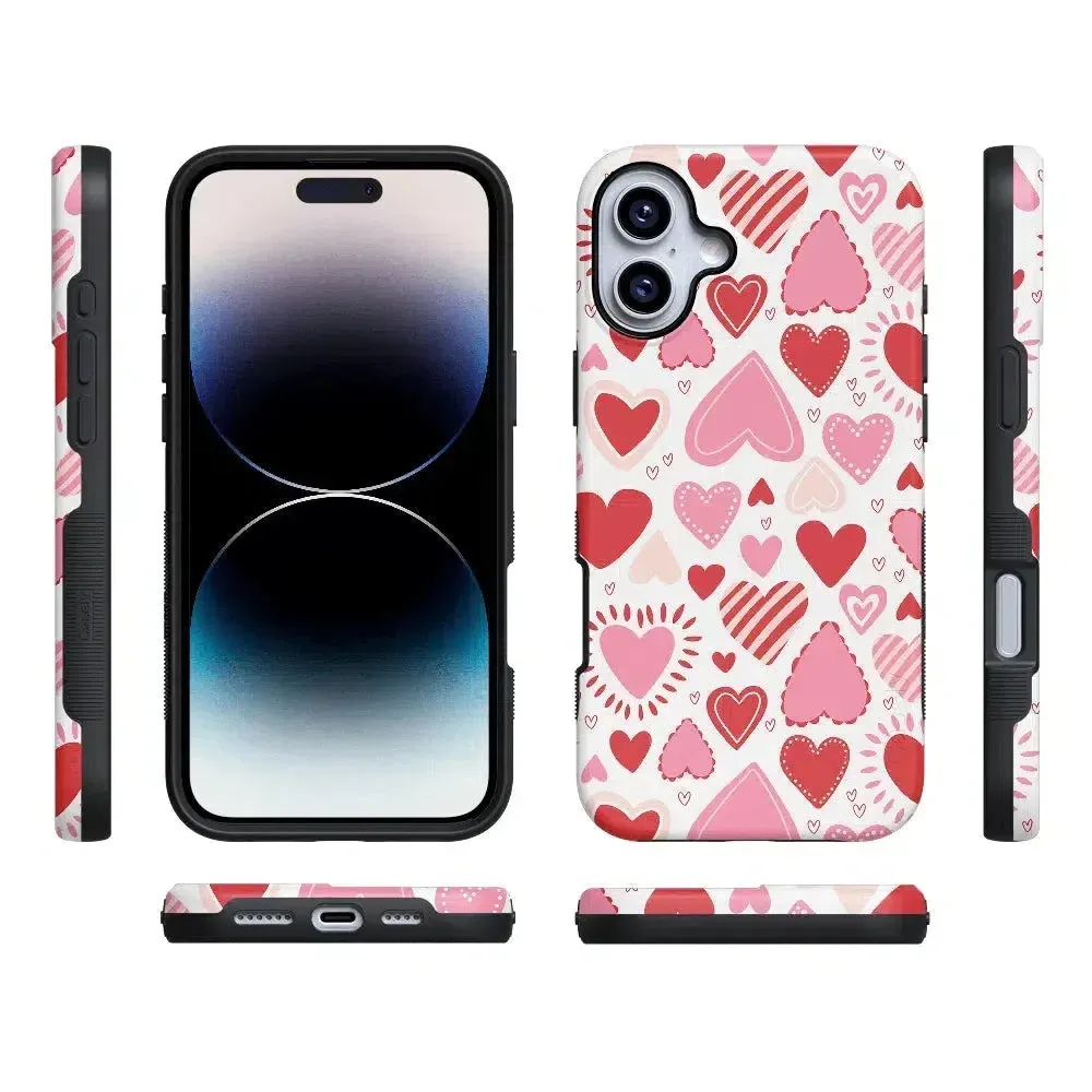Affordable Luxury Love Struck | Heart Stickers Case  Almost Gone!