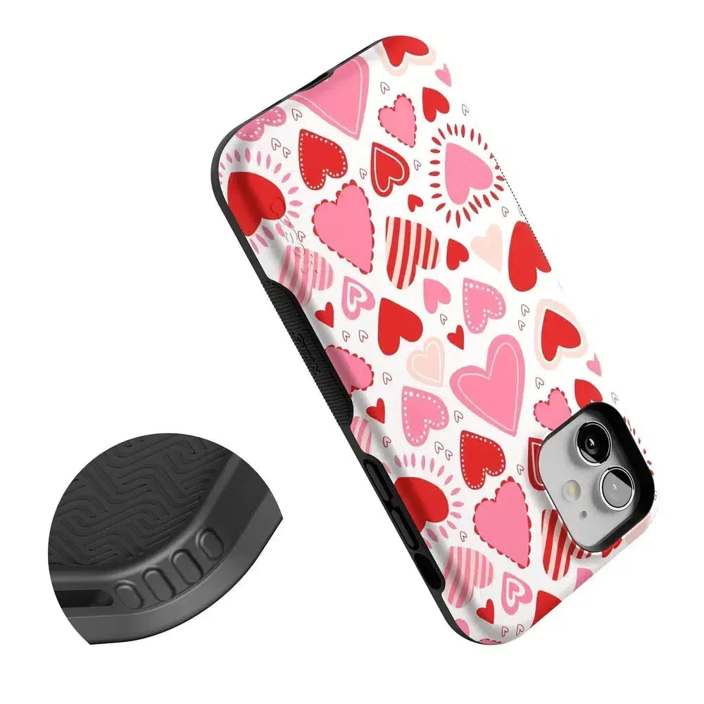 Affordable Luxury Love Struck | Heart Stickers Case  Almost Gone!