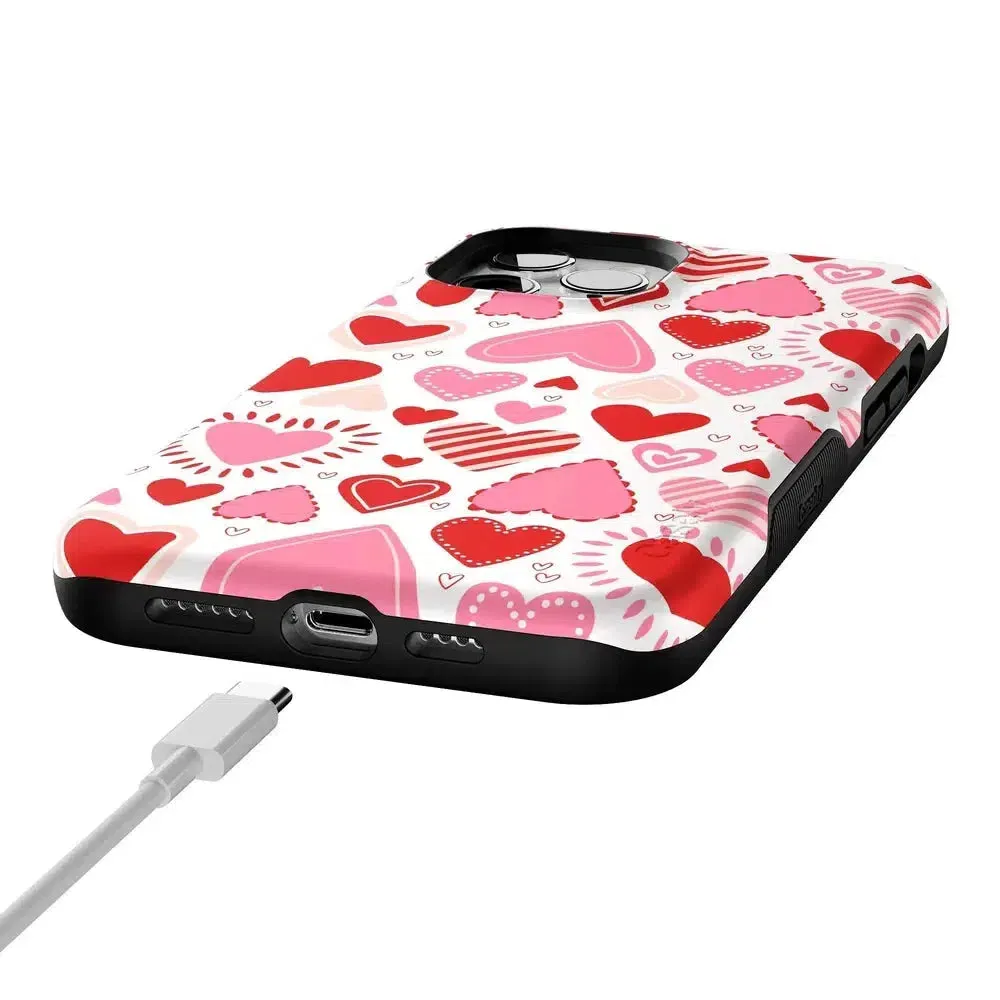 Affordable Luxury Love Struck | Heart Stickers Case  Almost Gone!