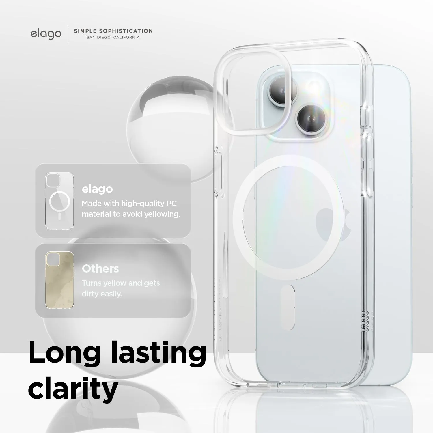 Affordable Luxury Magnetic Hybrid Clear Case for iPhone 15  Almost Gone!