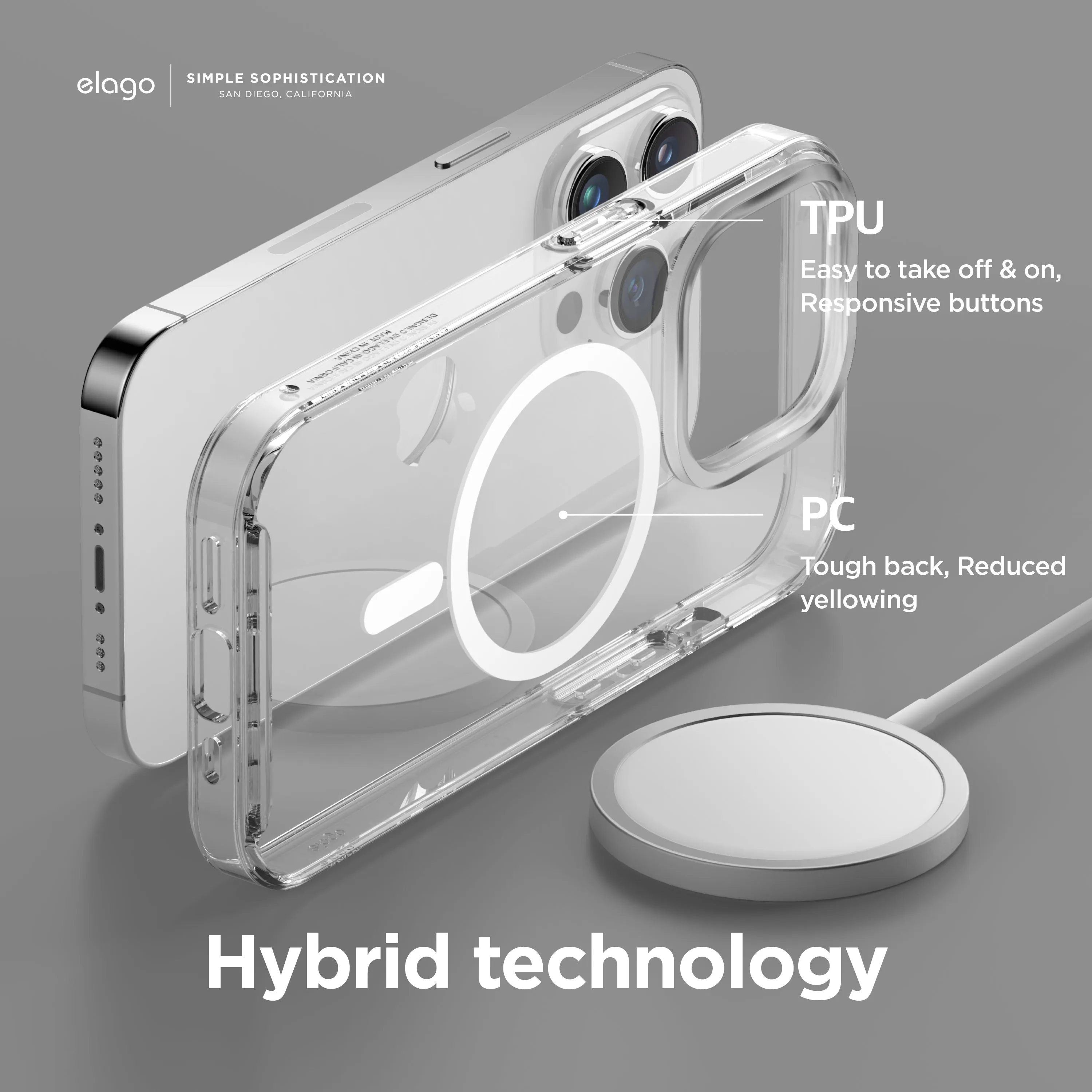 Affordable Luxury MagSafe Clear Case for iPhone 14 Pro  Stylish & Comfortable