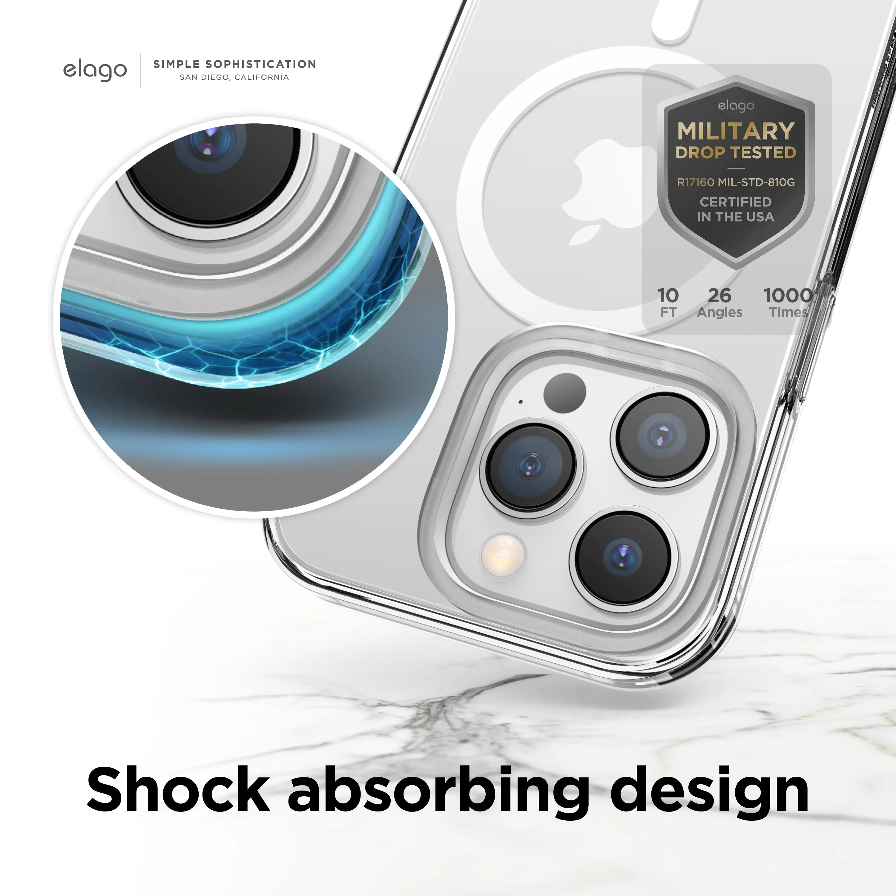 Affordable Luxury MagSafe Clear Case for iPhone 14 Pro  Stylish & Comfortable