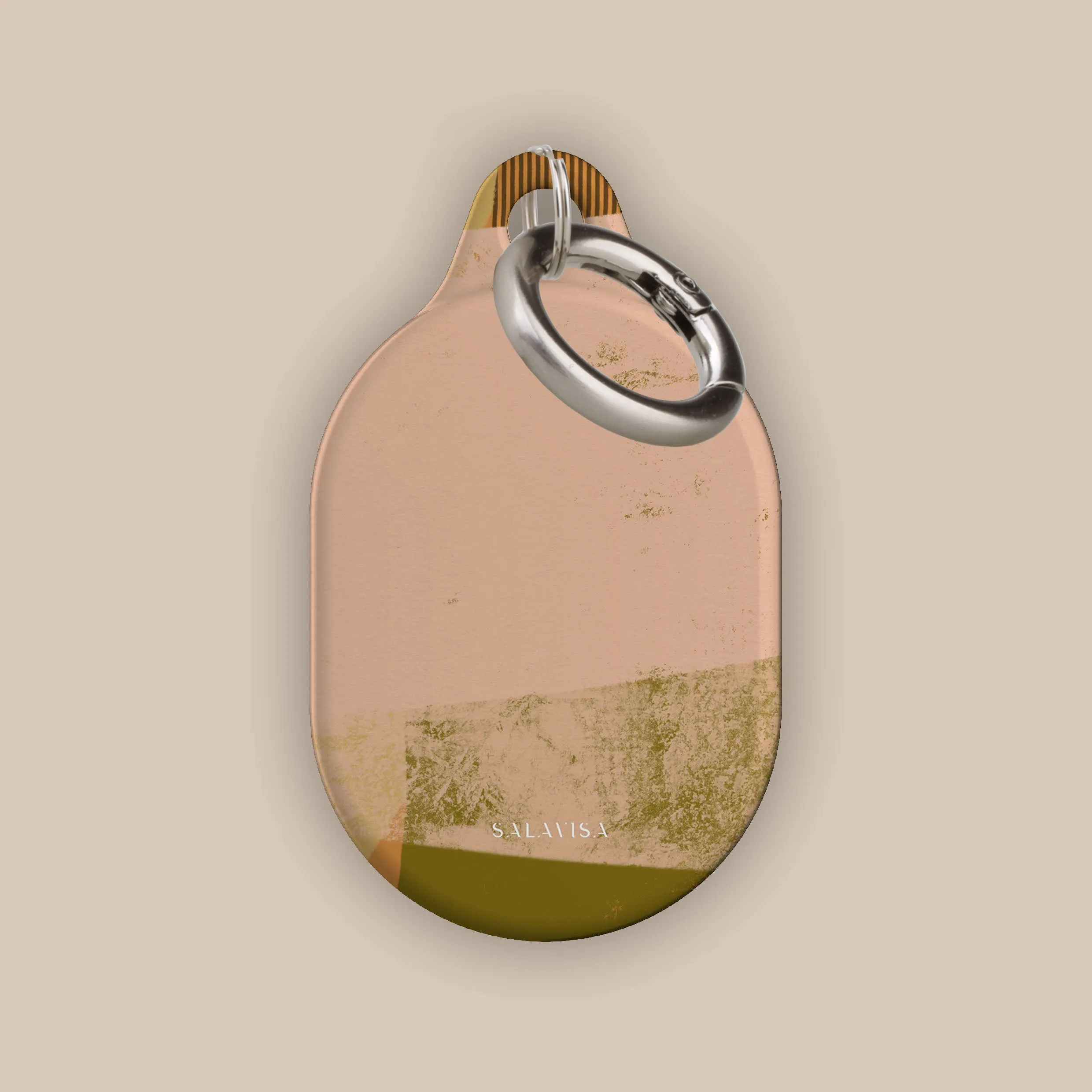 Affordable Luxury Olive Green Organic AirTag Holder  Last Few Pieces!