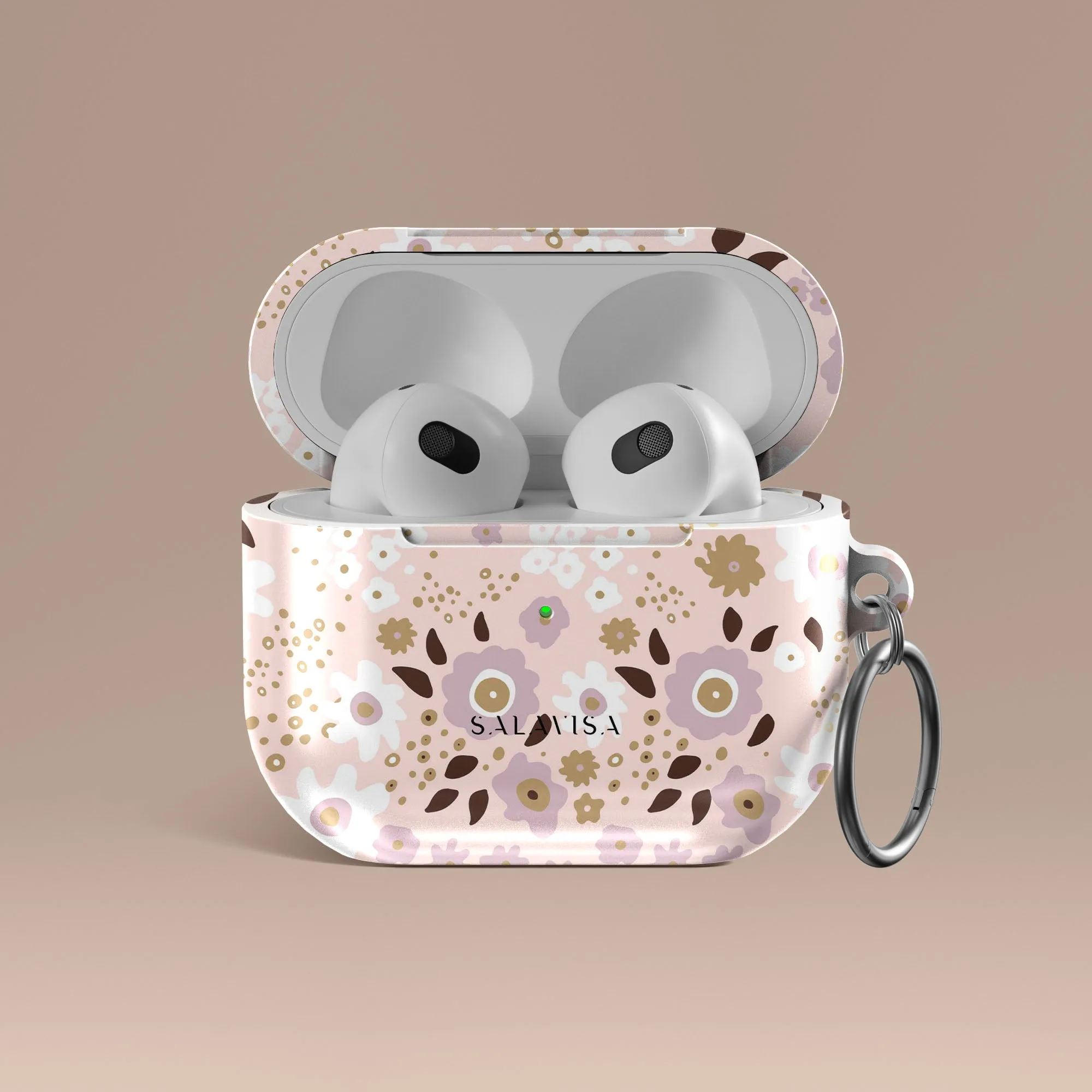 Affordable Luxury Pink Ditsy AirPods Case  Last Chance!
