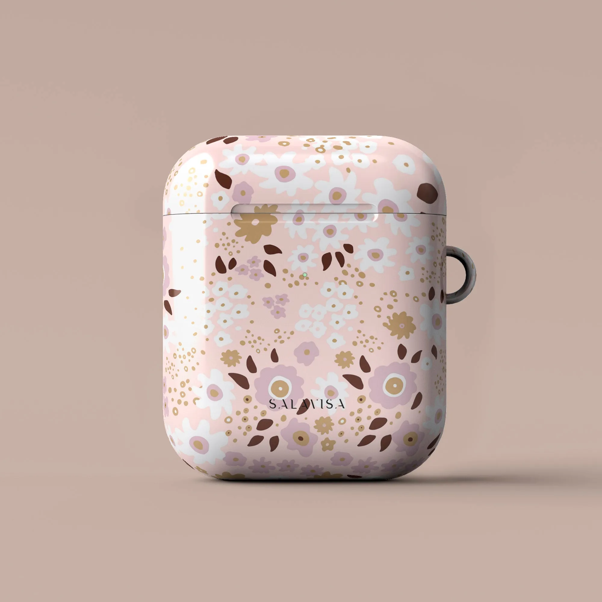 Affordable Luxury Pink Ditsy AirPods Case  Last Chance!