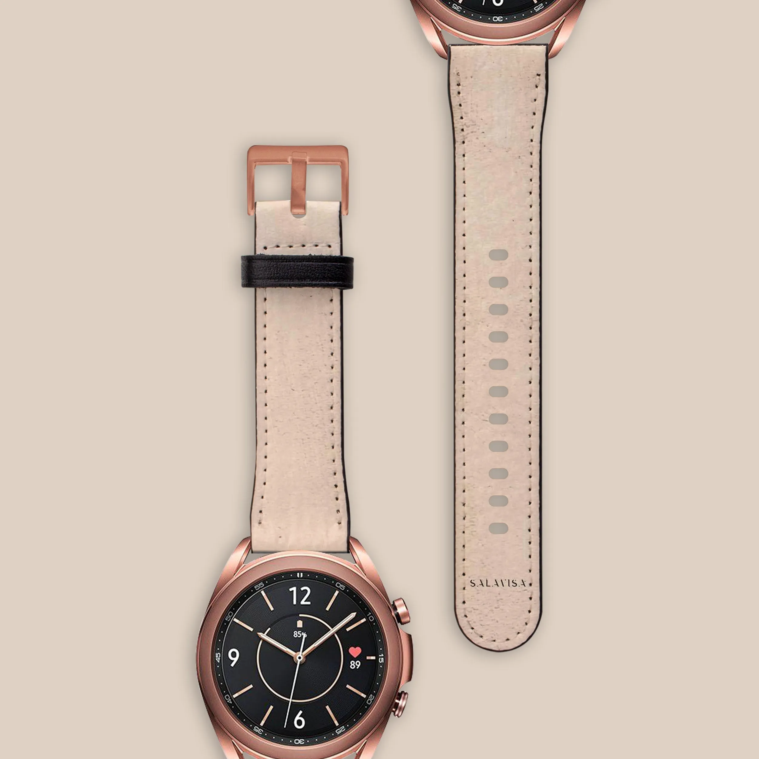 Affordable Luxury Rose Beige Clay Galaxy Watch Band  Last Few Pieces!