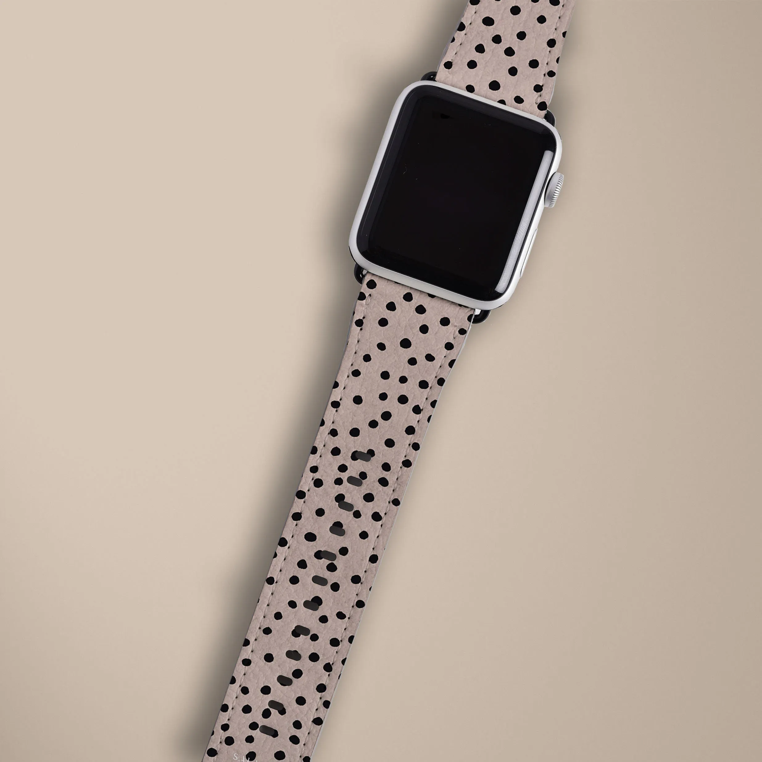 Affordable Luxury Rose Polka Dots Watch Strap  Stylish & Comfortable