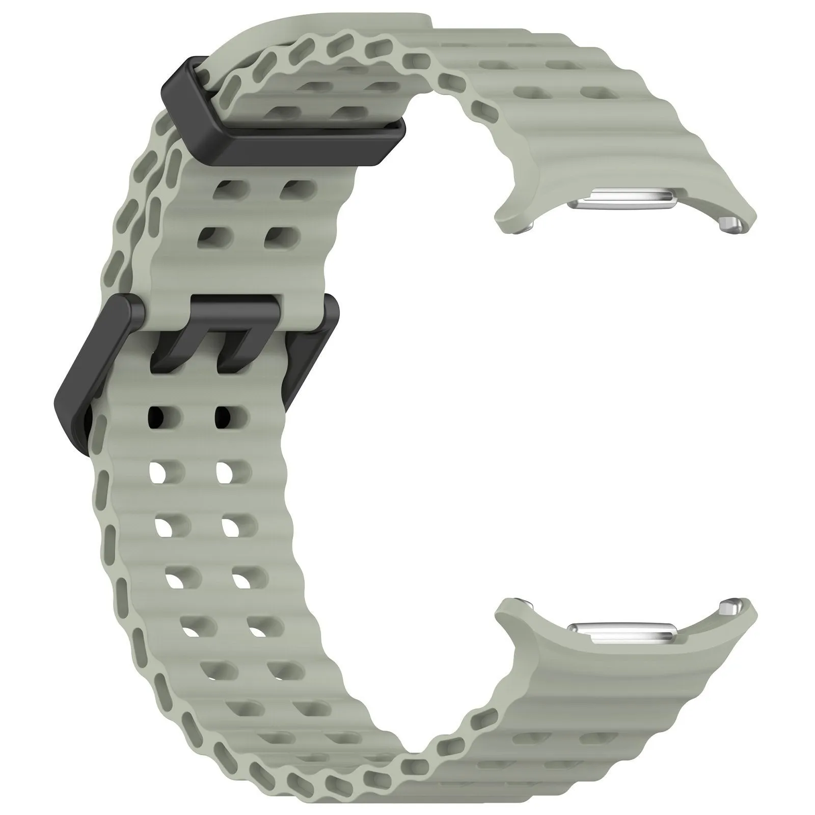Affordable Luxury Samsung Galaxy Watch Ultra Ocean Strap (Gray-Green)  Almost Gone!