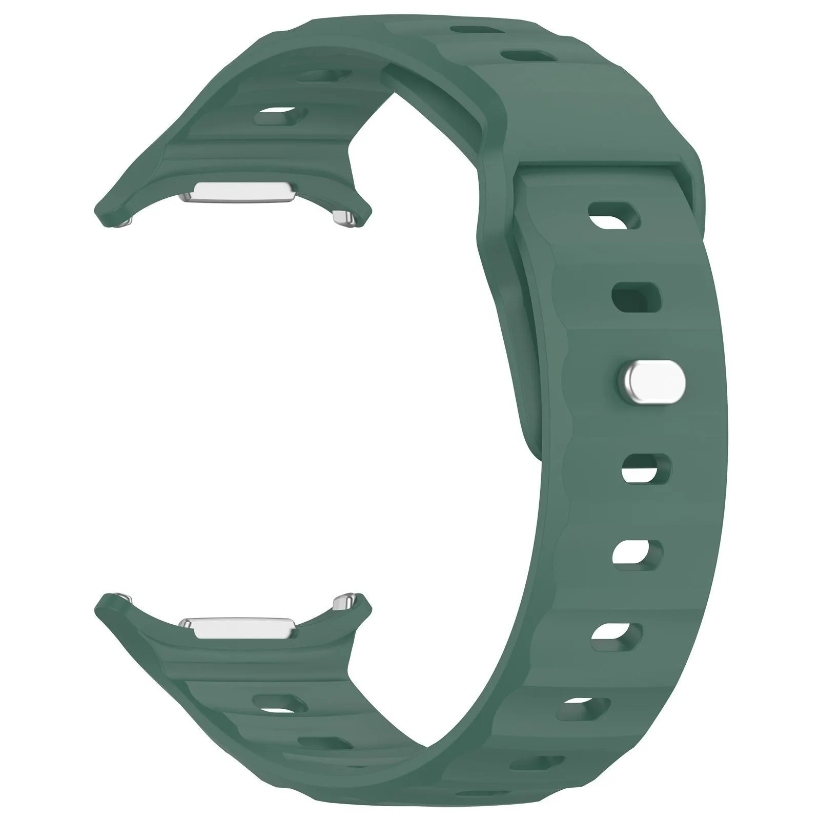 Affordable Luxury Samsung Galaxy Watch Ultra Outdoor Silicone Strap (Dark Green)  Almost Gone!