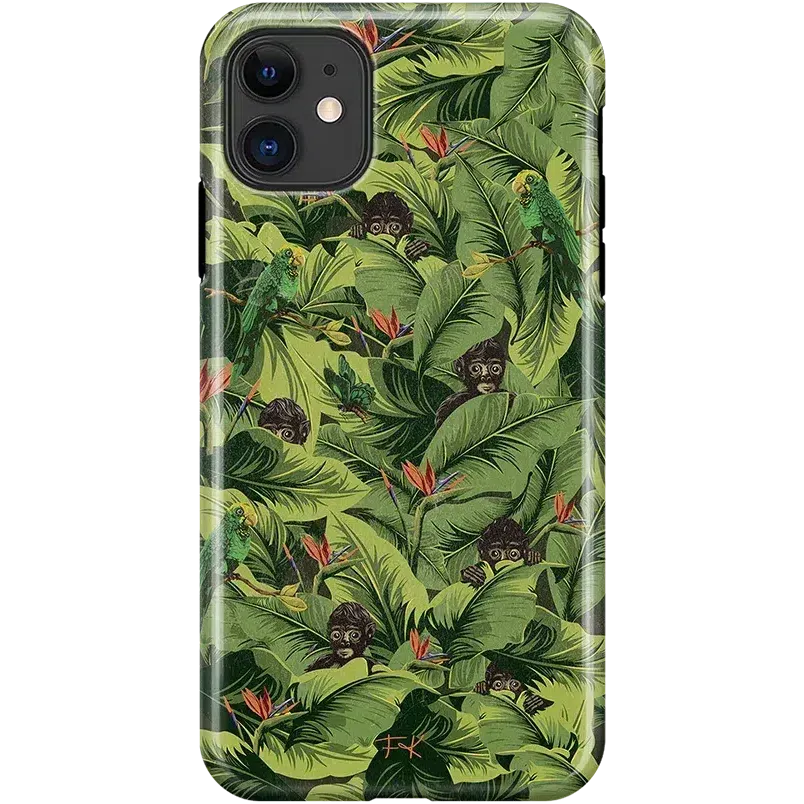 Affordable Luxury Sneaky Monkeys | Frida Kahlo Jungle Floral Case  Almost Gone!