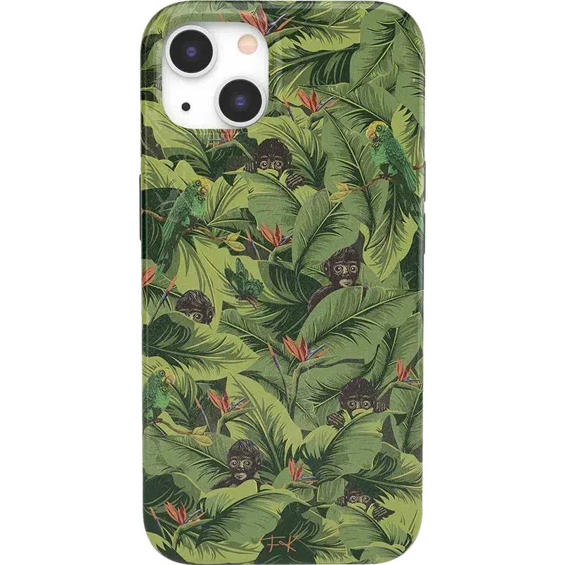 Affordable Luxury Sneaky Monkeys | Frida Kahlo Jungle Floral Case  Almost Gone!