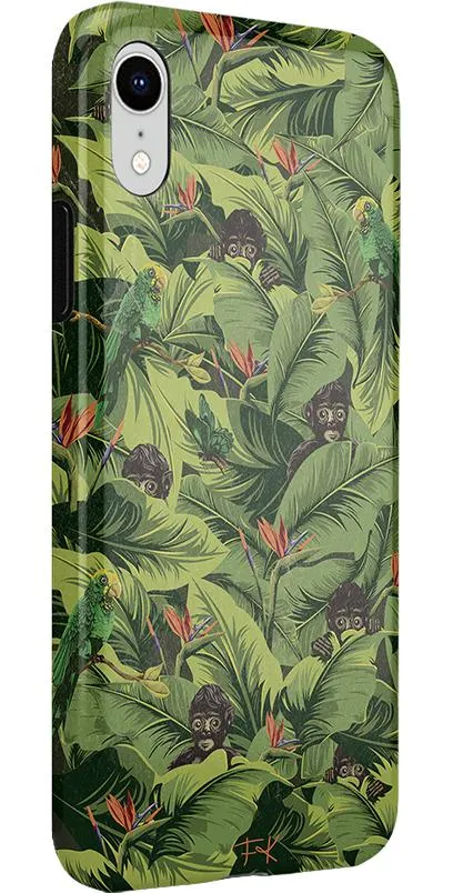 Affordable Luxury Sneaky Monkeys | Frida Kahlo Jungle Floral Case  Almost Gone!
