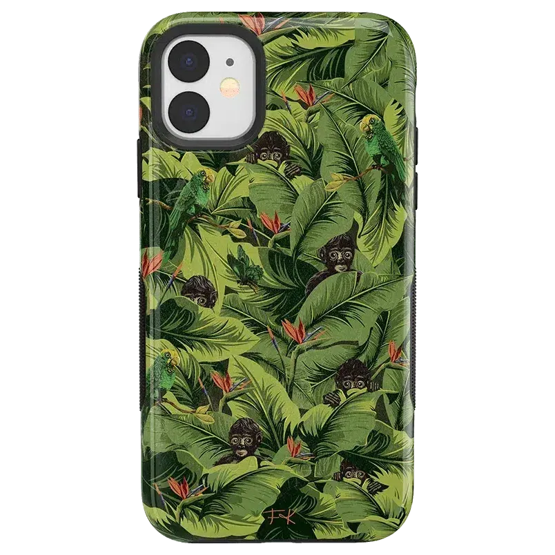 Affordable Luxury Sneaky Monkeys | Frida Kahlo Jungle Floral Case  Almost Gone!