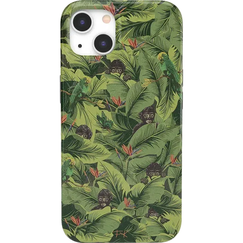 Affordable Luxury Sneaky Monkeys | Frida Kahlo Jungle Floral Case  Almost Gone!