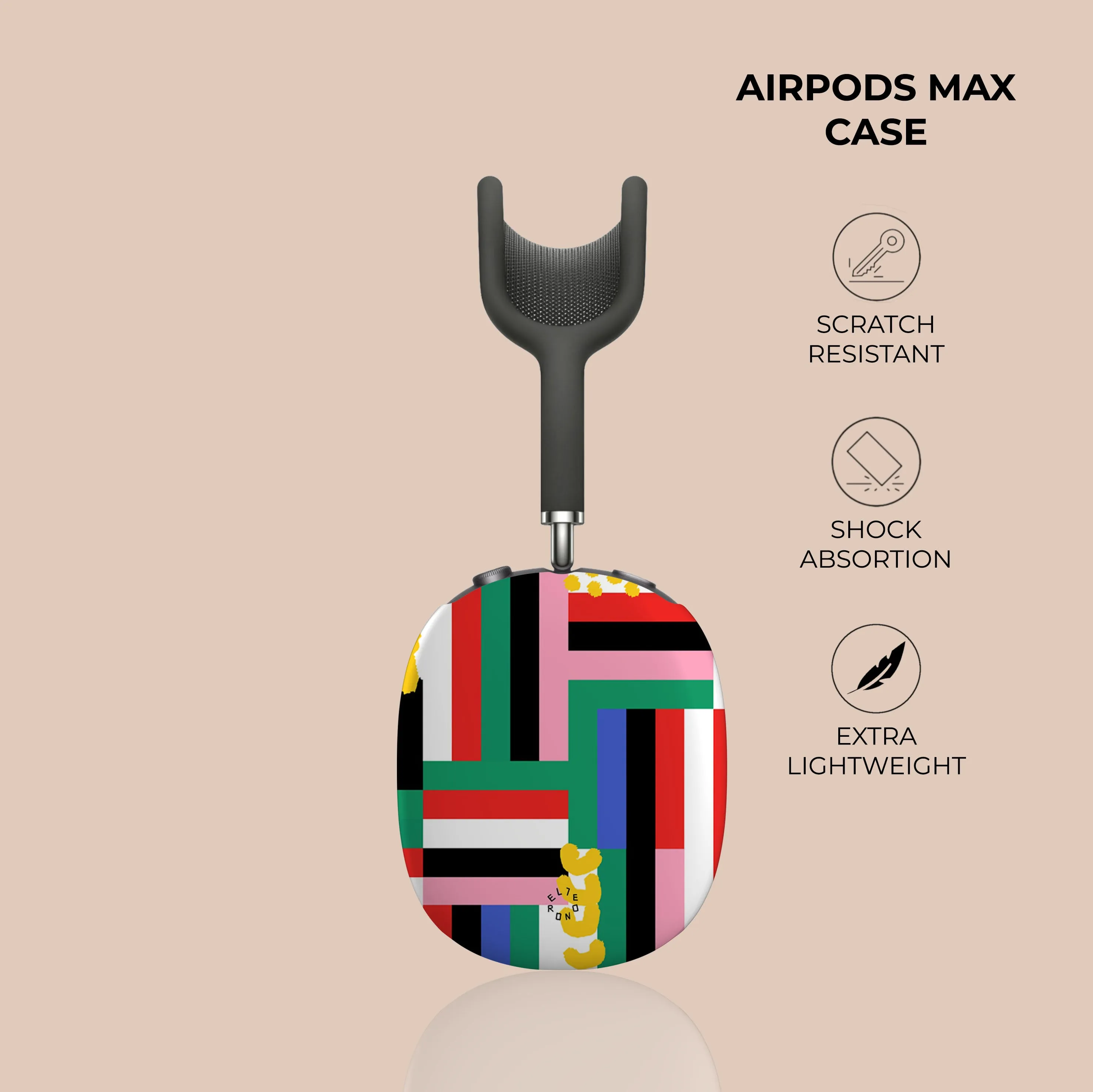 Affordable Luxury Stripe Fusion AirPods Max Case  Last Chance!
