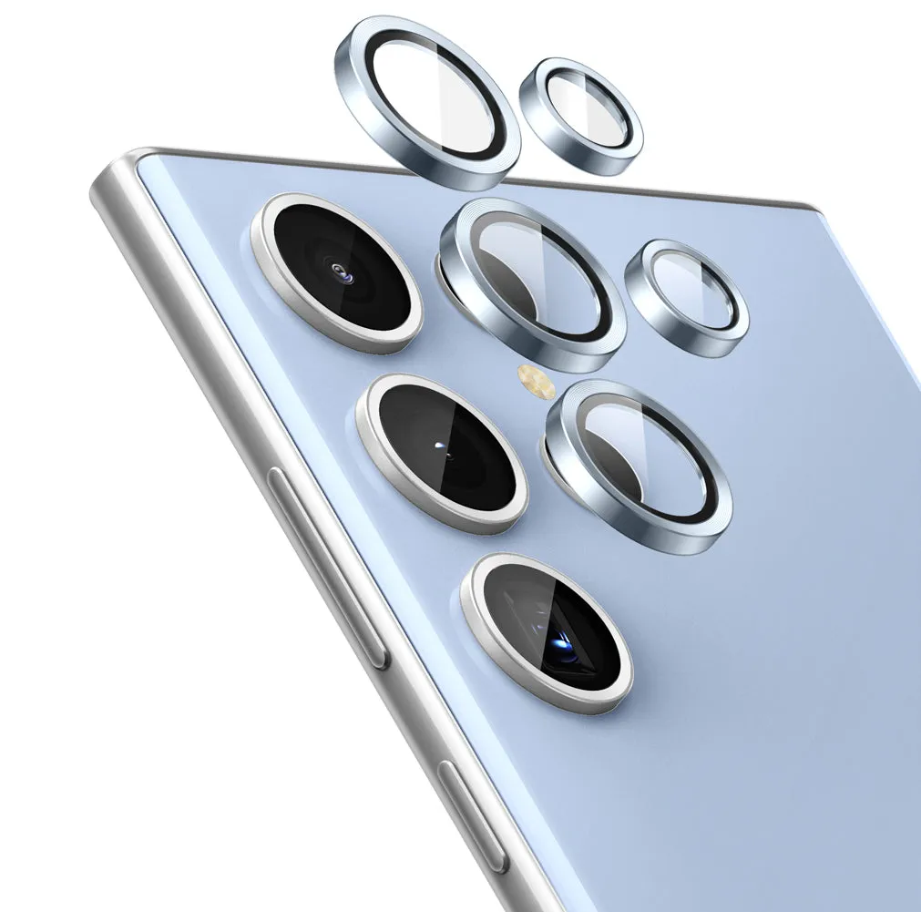 Affordable Luxury Tempered Glass Camera Lens Protector  for Galaxy S23 Ultra-Blue  Limited Availability!