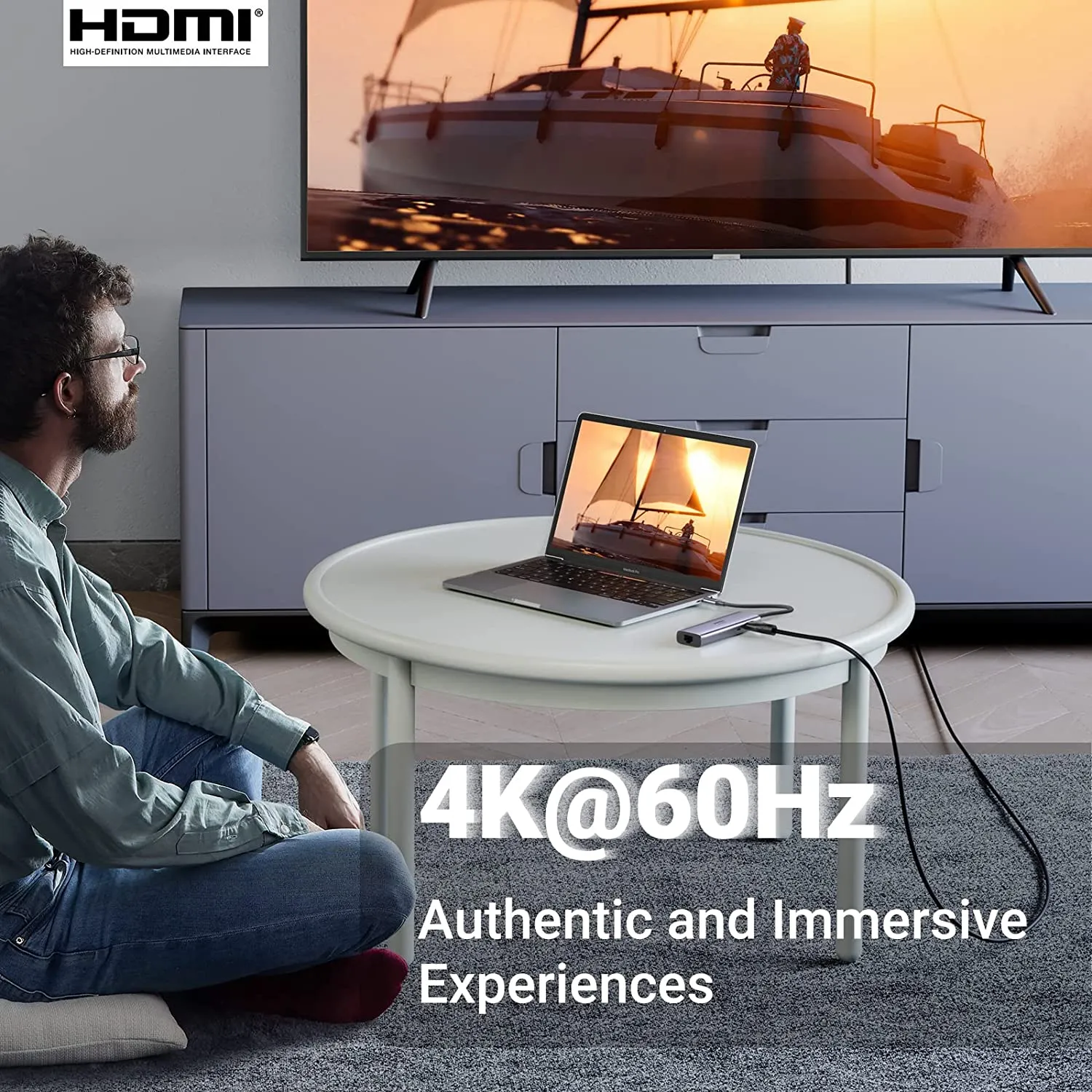 Affordable Luxury UGREEN 7-in-1 4K HDMI USB C Hub  Ends Soon!