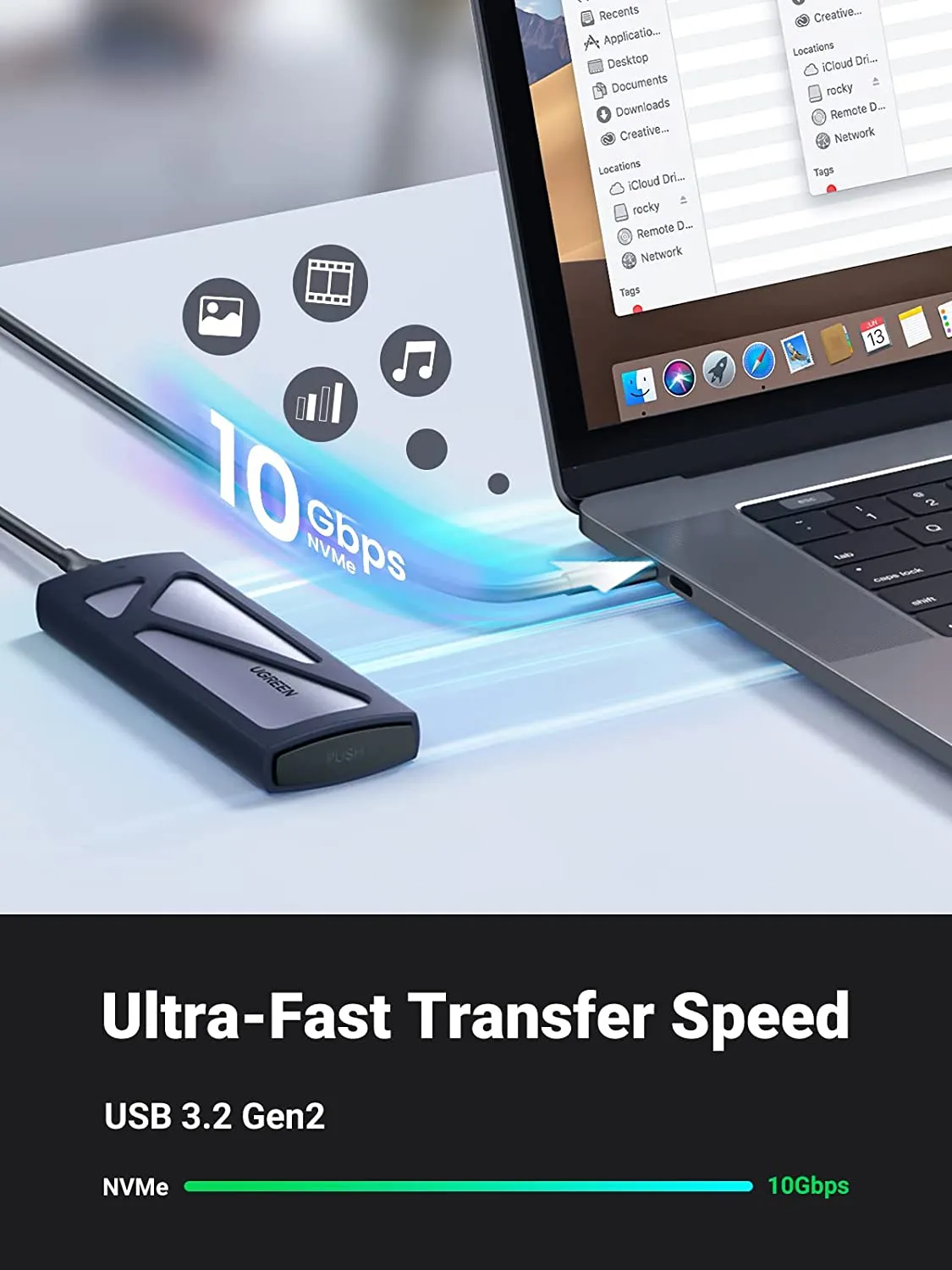 Affordable Luxury UGREEN M.2 NVMe SSD Enclosure Adapter  Last Few Pieces!