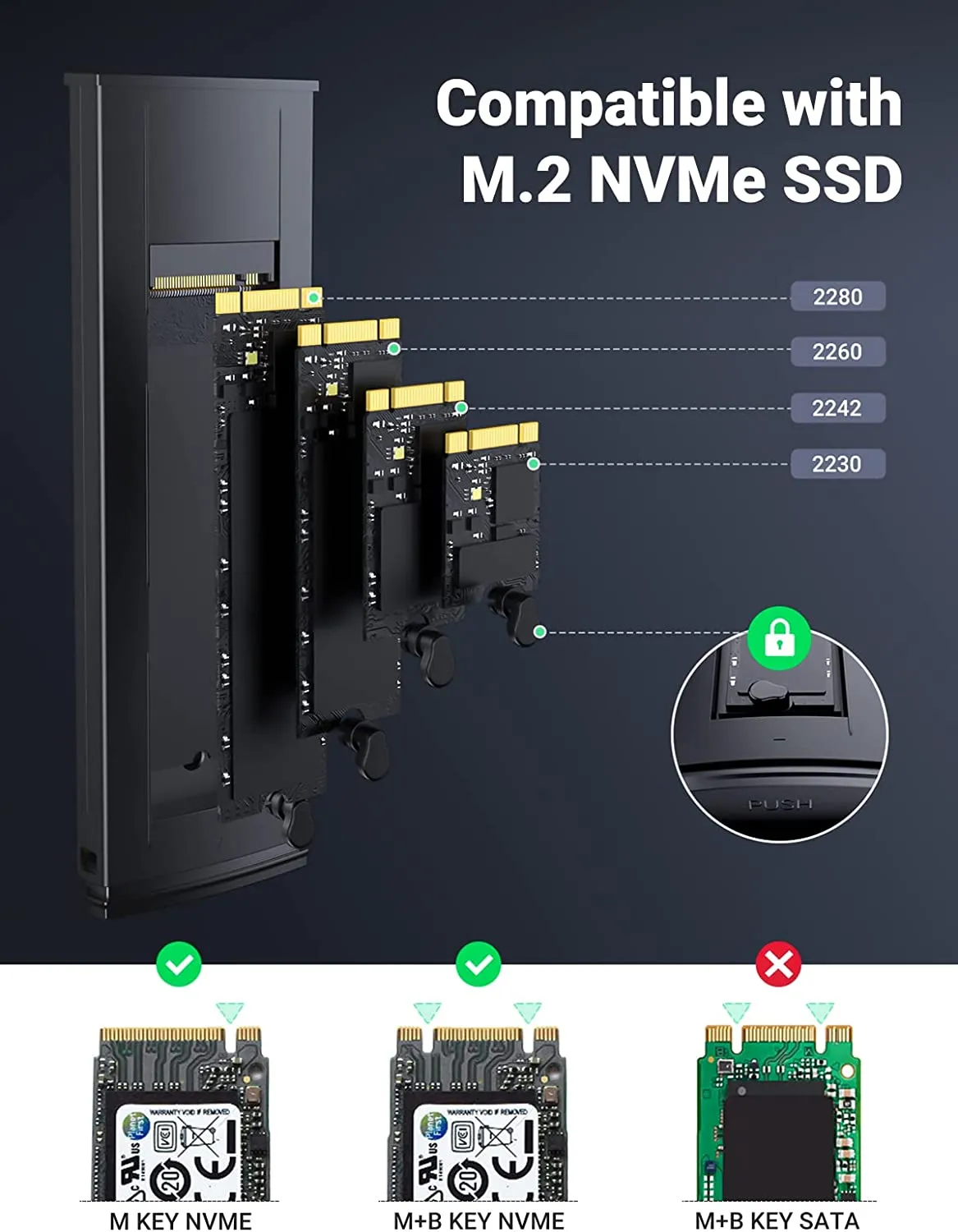 Affordable Luxury UGREEN M.2 NVMe SSD Enclosure Adapter  Last Few Pieces!