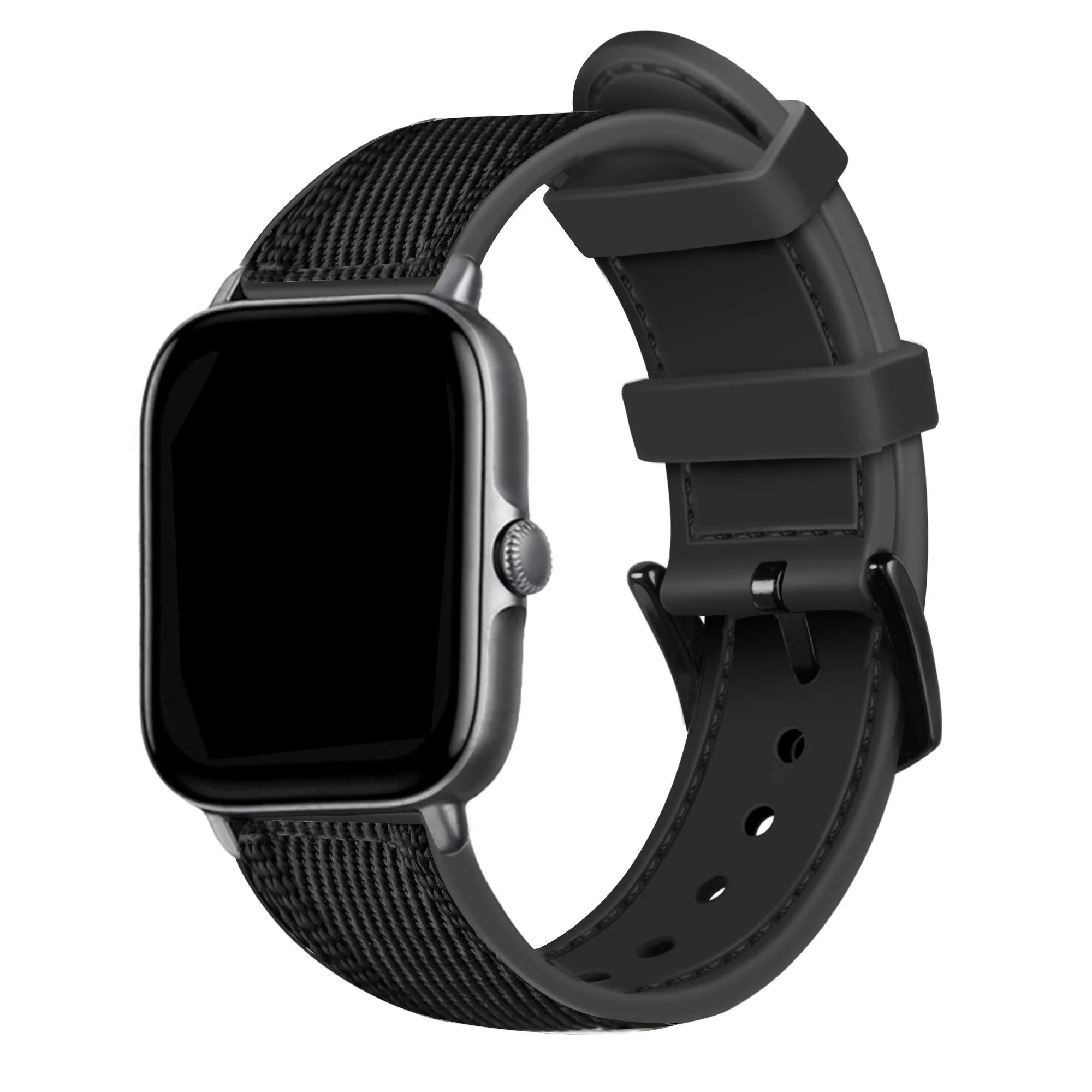 Affordable Luxury Xiaomi Amazfit GTS Hybrid Nylon Strap (Black)  Going Fast!