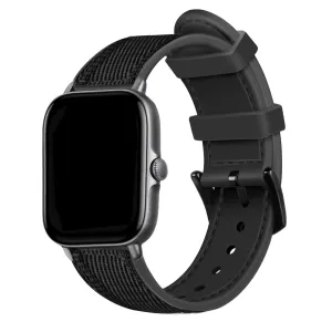 Affordable Luxury Xiaomi Amazfit GTS Hybrid Nylon Strap (Black)  Going Fast!