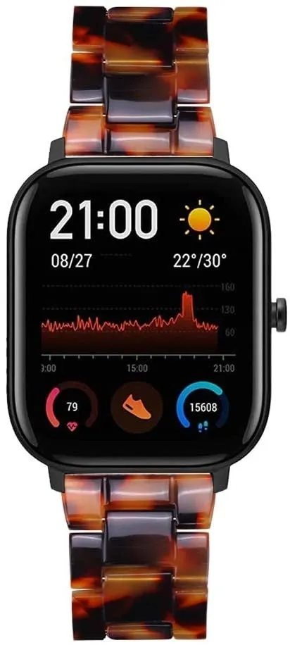 Affordable Luxury Xiaomi Amazfit GTS Resin Strap (Lava)  Stylish & Comfortable