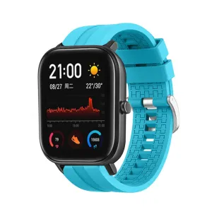 Affordable Luxury Xiaomi Amazfit GTS Silicone Strap Extreme (Light Blue)  Limited Release!