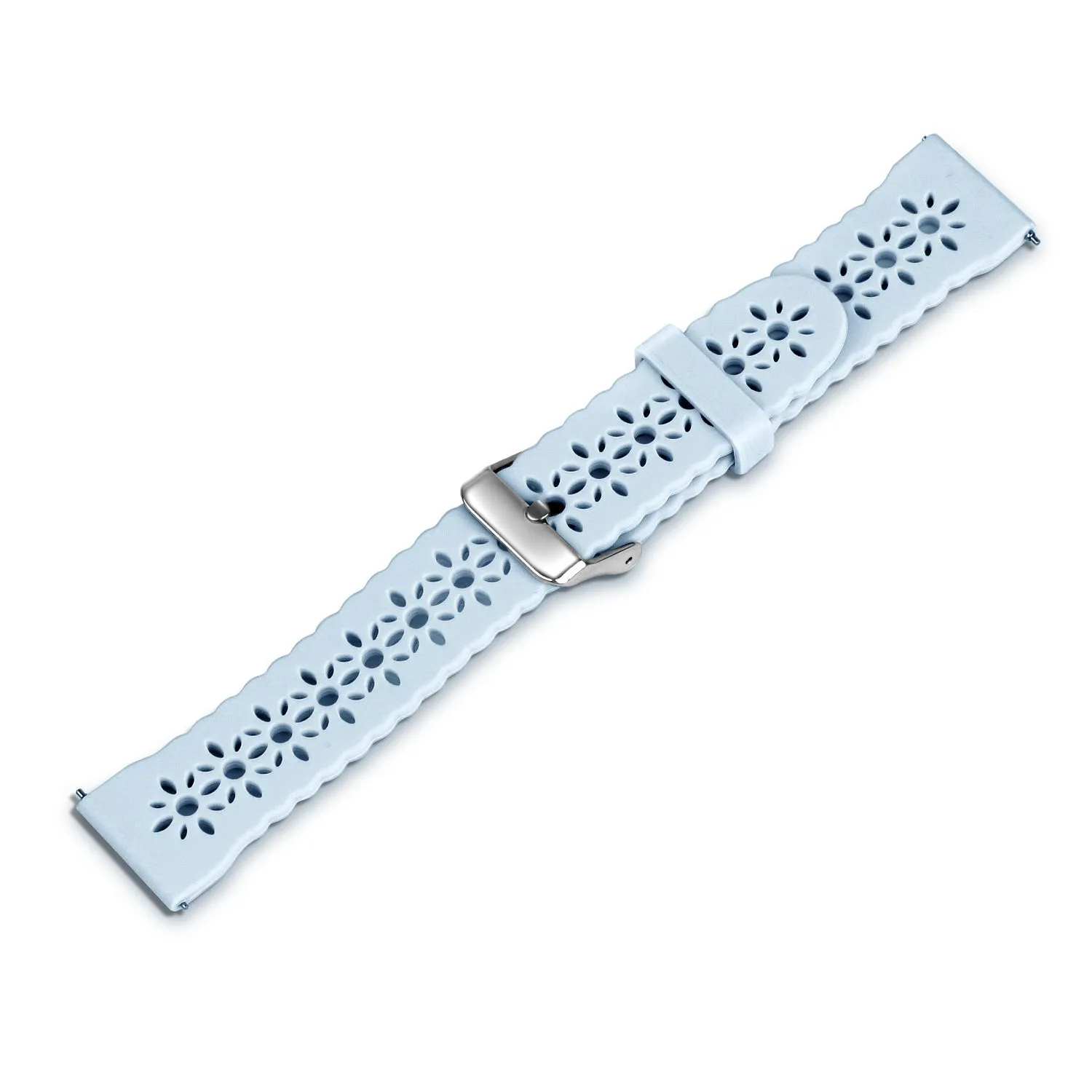 Affordable Luxury Xiaomi Amazfit GTS Silicone Strap Patterned (Mist Blue)  Limited Stock!