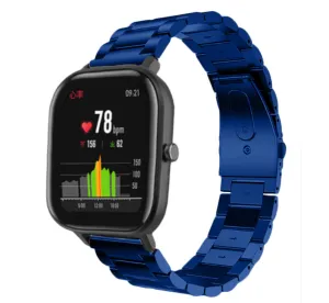 Affordable Luxury Xiaomi Amazfit GTS Steel Strap (Blue)  Today Only!