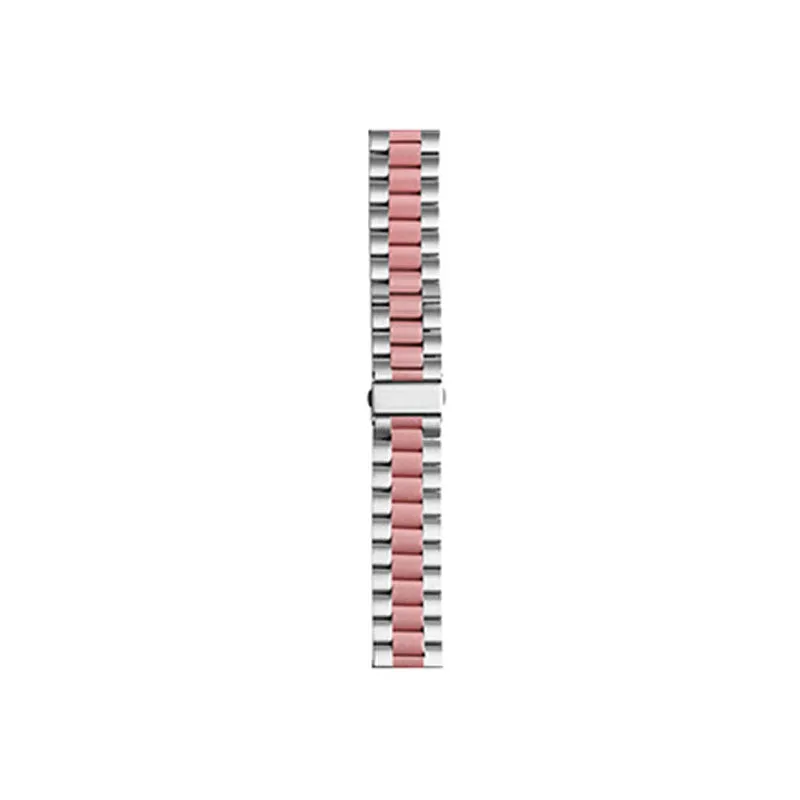 Affordable Luxury Xiaomi Amazfit GTS Steel Strap (Silver/Pink)  Almost Gone!