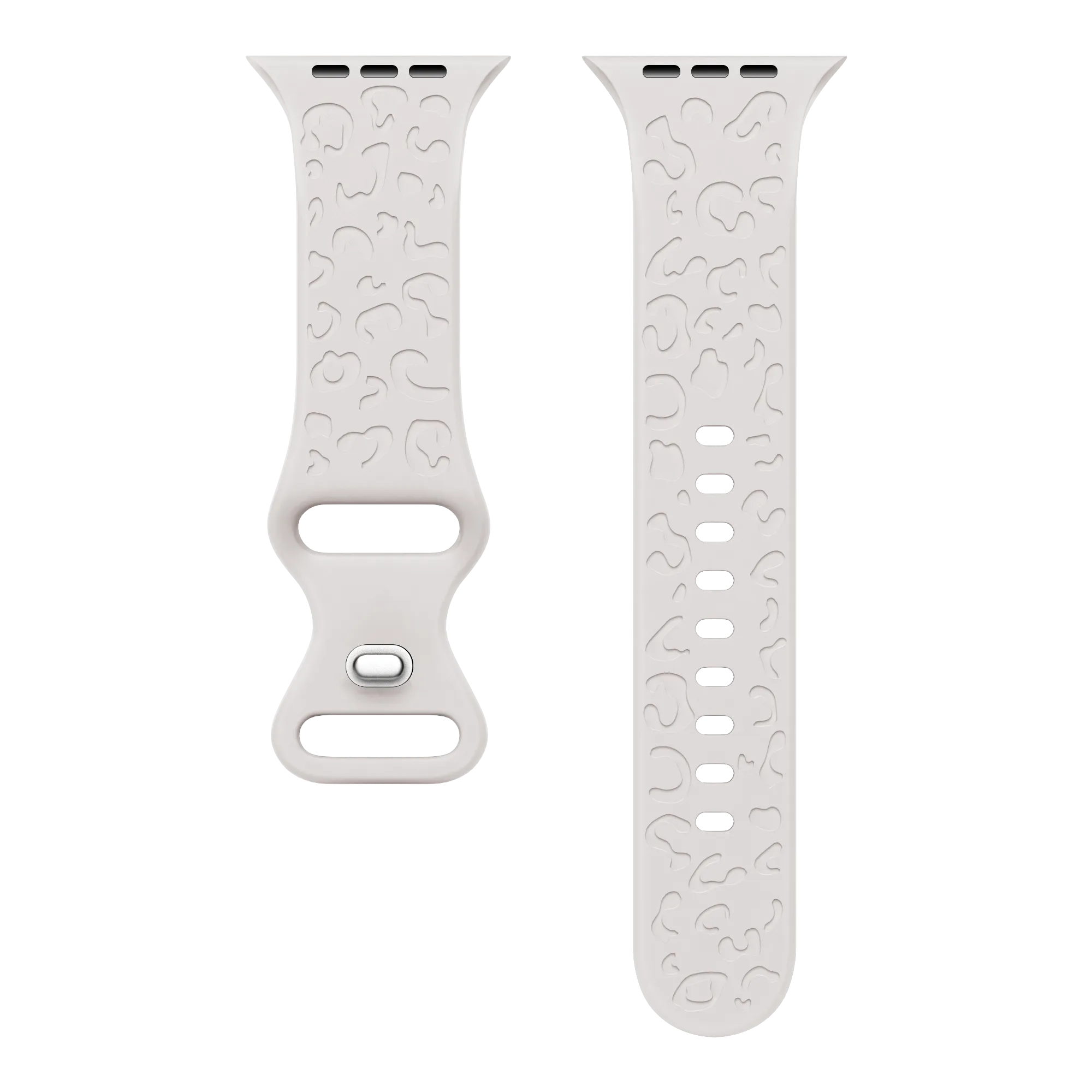 Affordable Luxury xoxo Wildhearts Apple Watch Silicone Strap Leopard Print (Starlight)  Ends Soon!