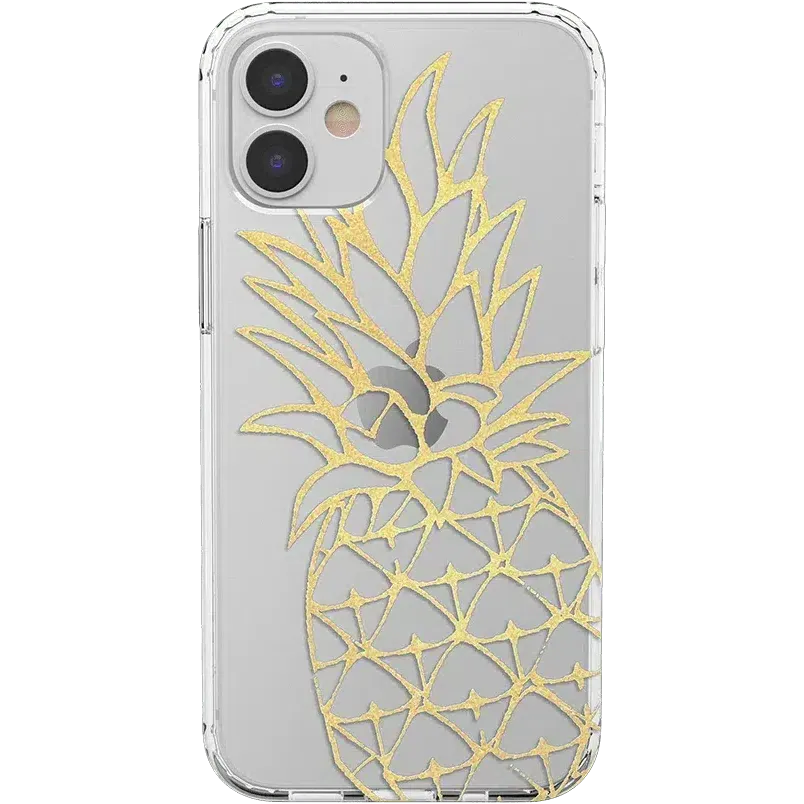 Affordable Luxury You're a Fine-Apple | Gold Pineapple Clear Case  Stylish & Comfortable