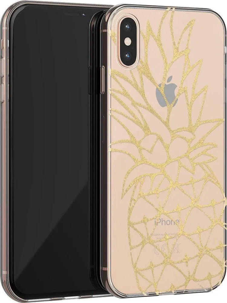 Affordable Luxury You're a Fine-Apple | Gold Pineapple Clear Case  Stylish & Comfortable
