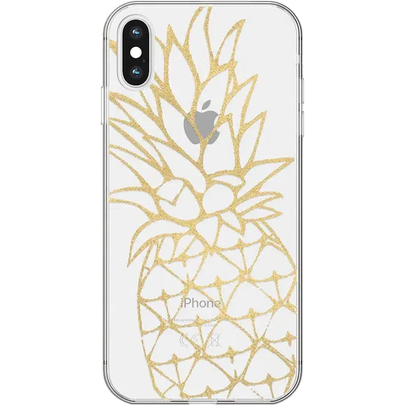 Affordable Luxury You're a Fine-Apple | Gold Pineapple Clear Case  Stylish & Comfortable