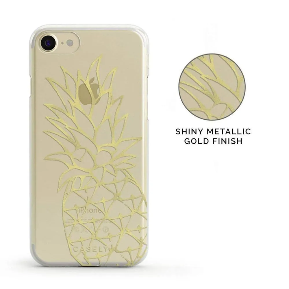 Affordable Luxury You're a Fine-Apple | Gold Pineapple Clear Case  Stylish & Comfortable