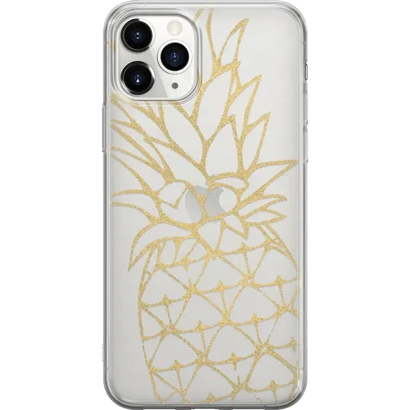Affordable Luxury You're a Fine-Apple | Gold Pineapple Clear Case  Stylish & Comfortable