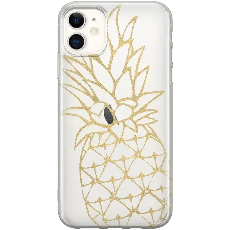 Affordable Luxury You're a Fine-Apple | Gold Pineapple Clear Case  Stylish & Comfortable
