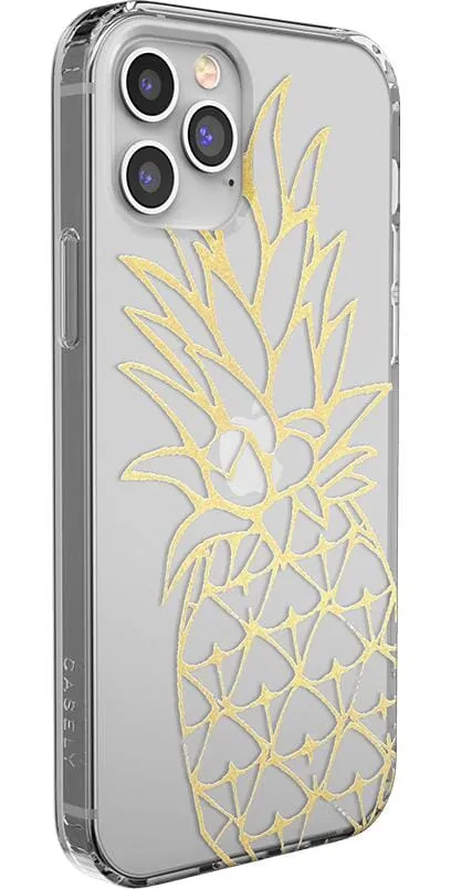 Affordable Luxury You're a Fine-Apple | Gold Pineapple Clear Case  Stylish & Comfortable