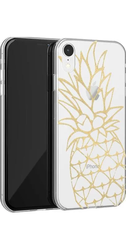 Affordable Luxury You're a Fine-Apple | Gold Pineapple Clear Case  Stylish & Comfortable