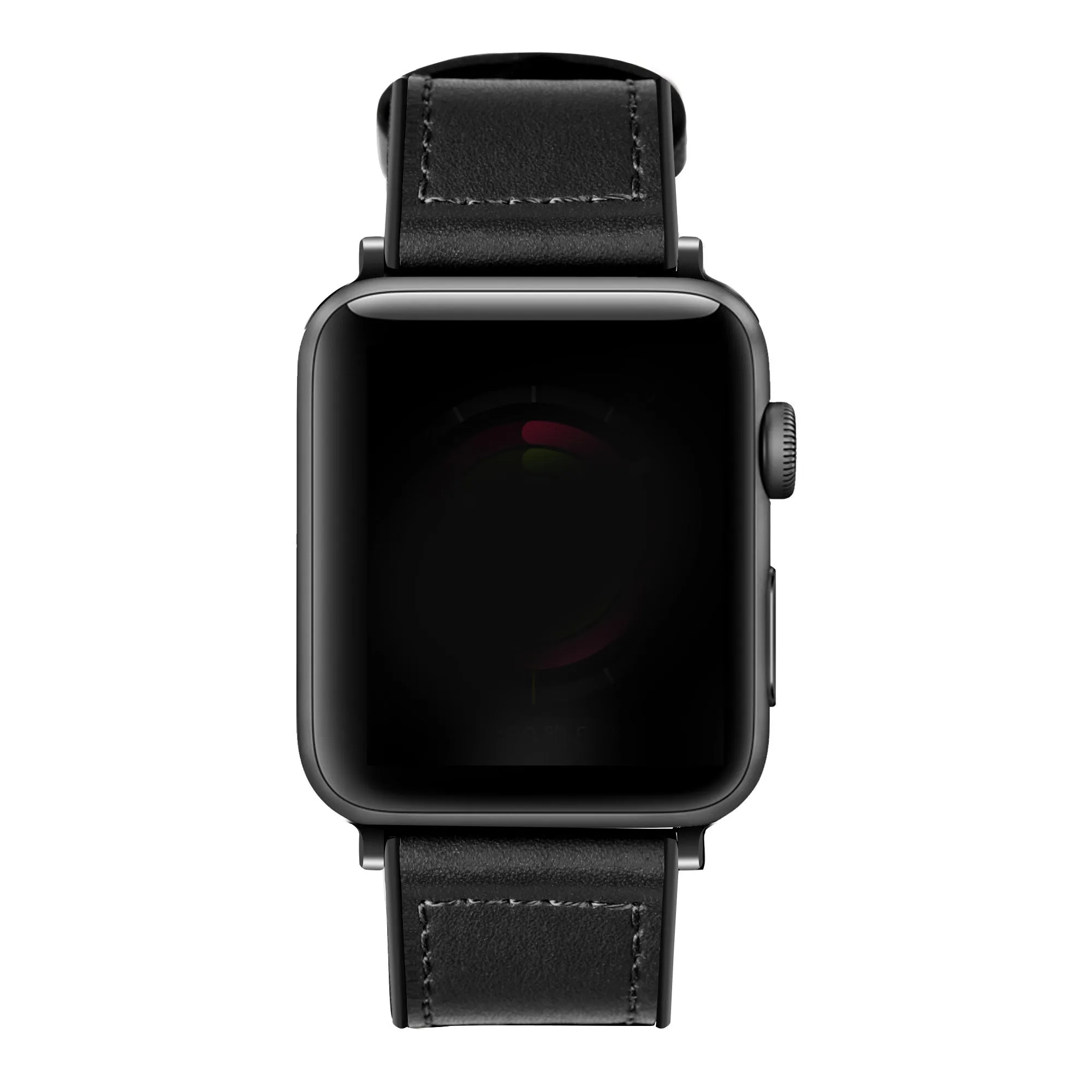 Best-Selling Apple Watch Hybrid Leather Strap with Buckle (Black)  Limited Release!