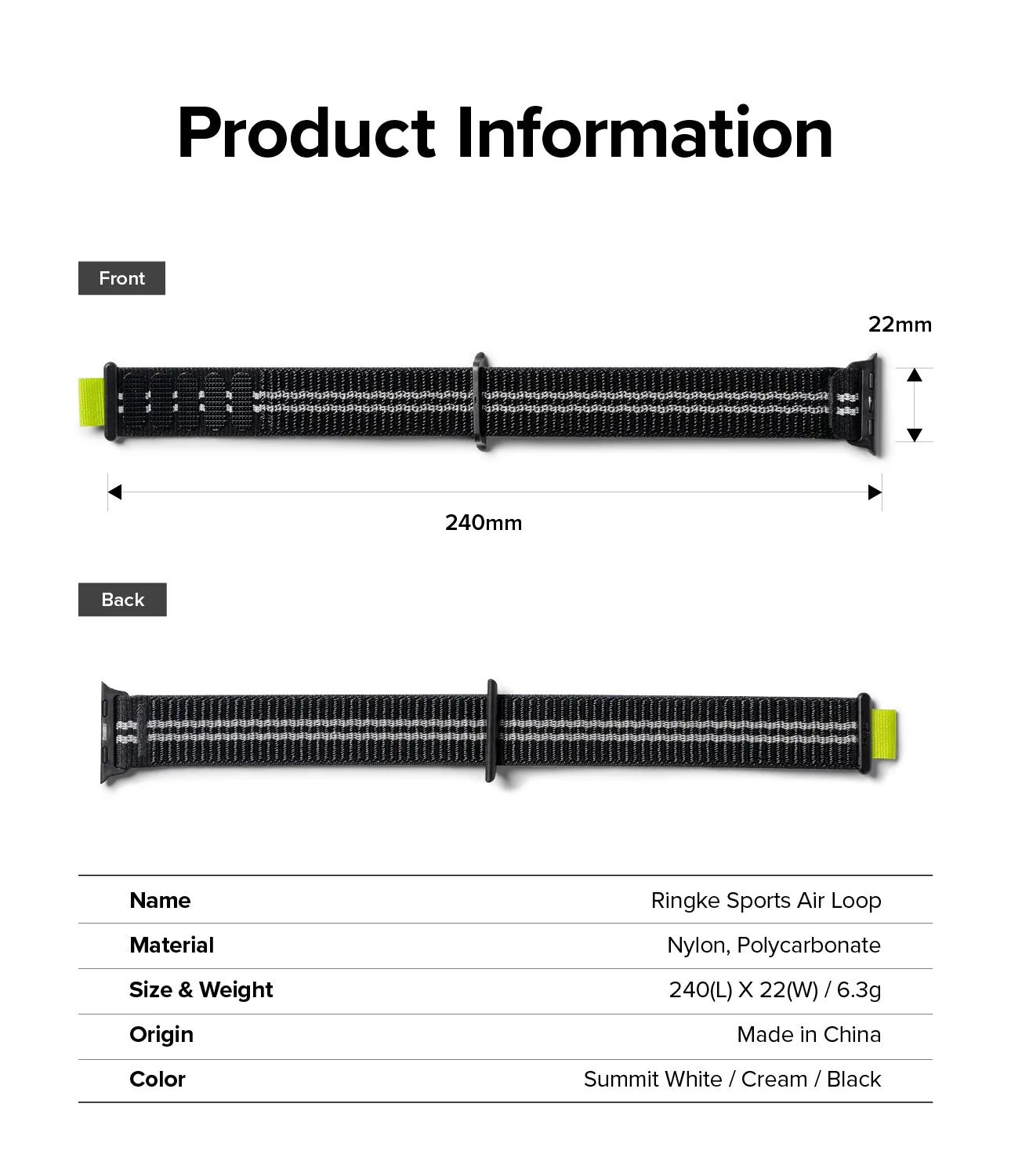 Best-Selling Apple Watch Lug 22mm | Sports Air Loop  Ends Soon!