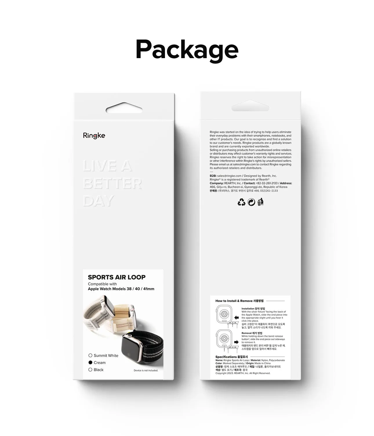 Best-Selling Apple Watch Lug 22mm | Sports Air Loop  Ends Soon!