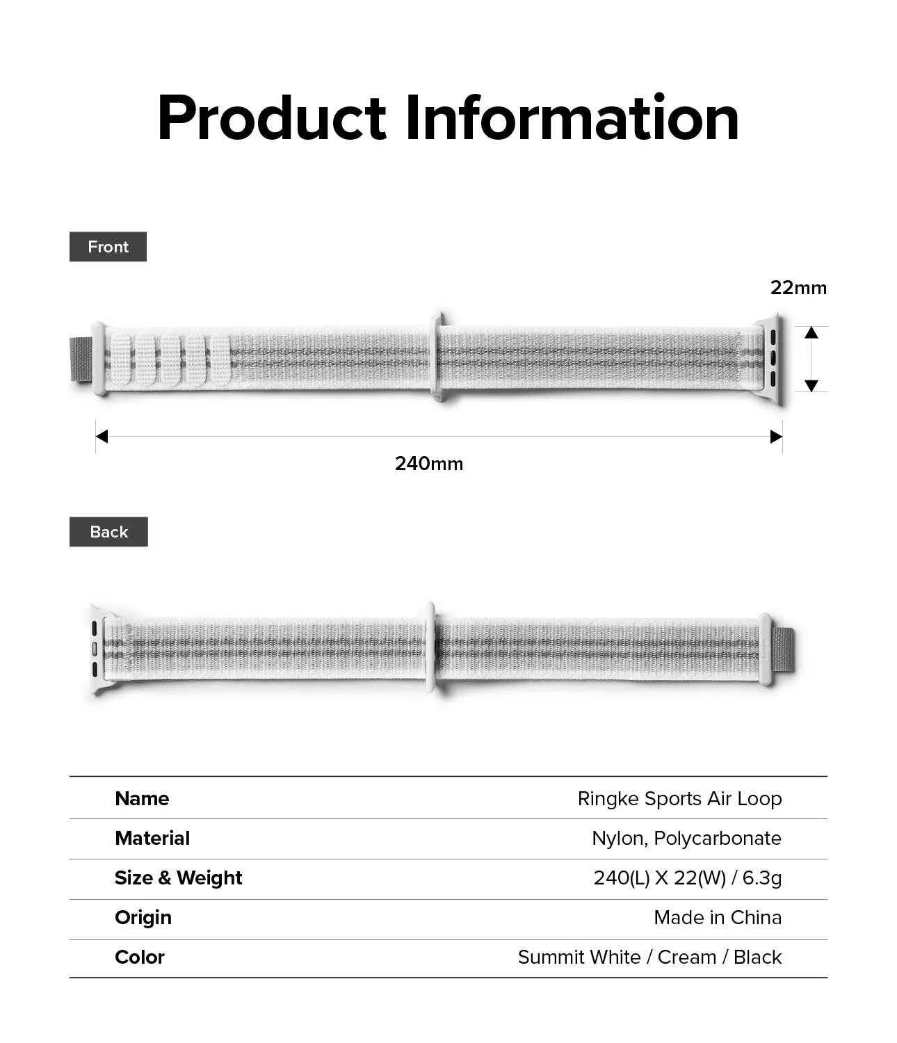 Best-Selling Apple Watch Lug 22mm | Sports Air Loop  Ends Soon!