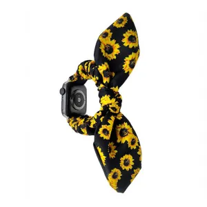 Best-Selling Apple Watch Scrunchie Butterfly Strap (Sunflowers)  Almost Sold Out!