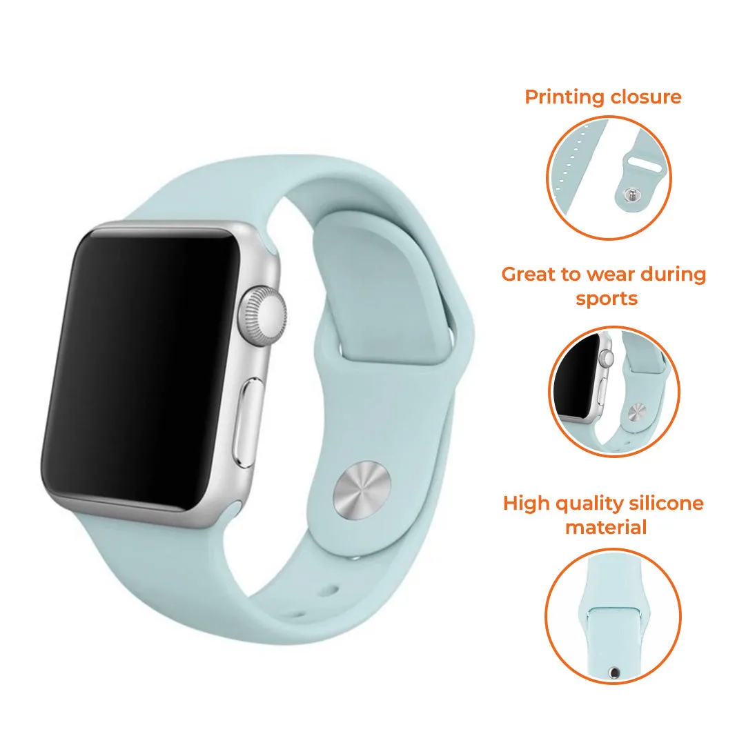 Best-Selling Apple Watch Silicone Strap (Baby Blue)  Almost Sold Out!