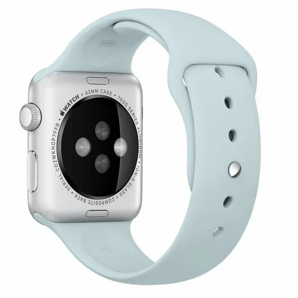 Best-Selling Apple Watch Silicone Strap (Baby Blue)  Almost Sold Out!